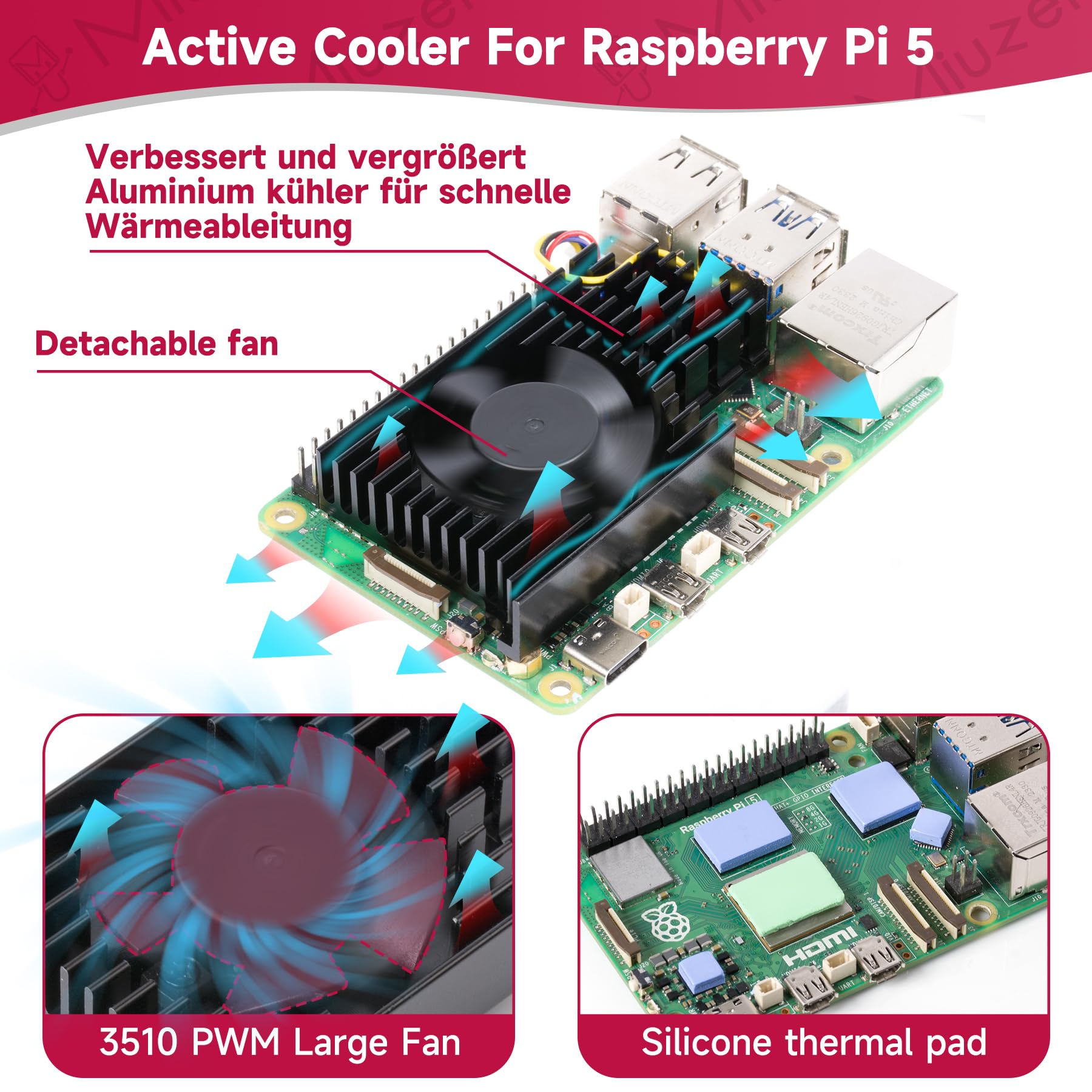 Raspberry Pi 5 8 GB başlangıç kiti, 64 GB SD kart, Raspberry Pi OS